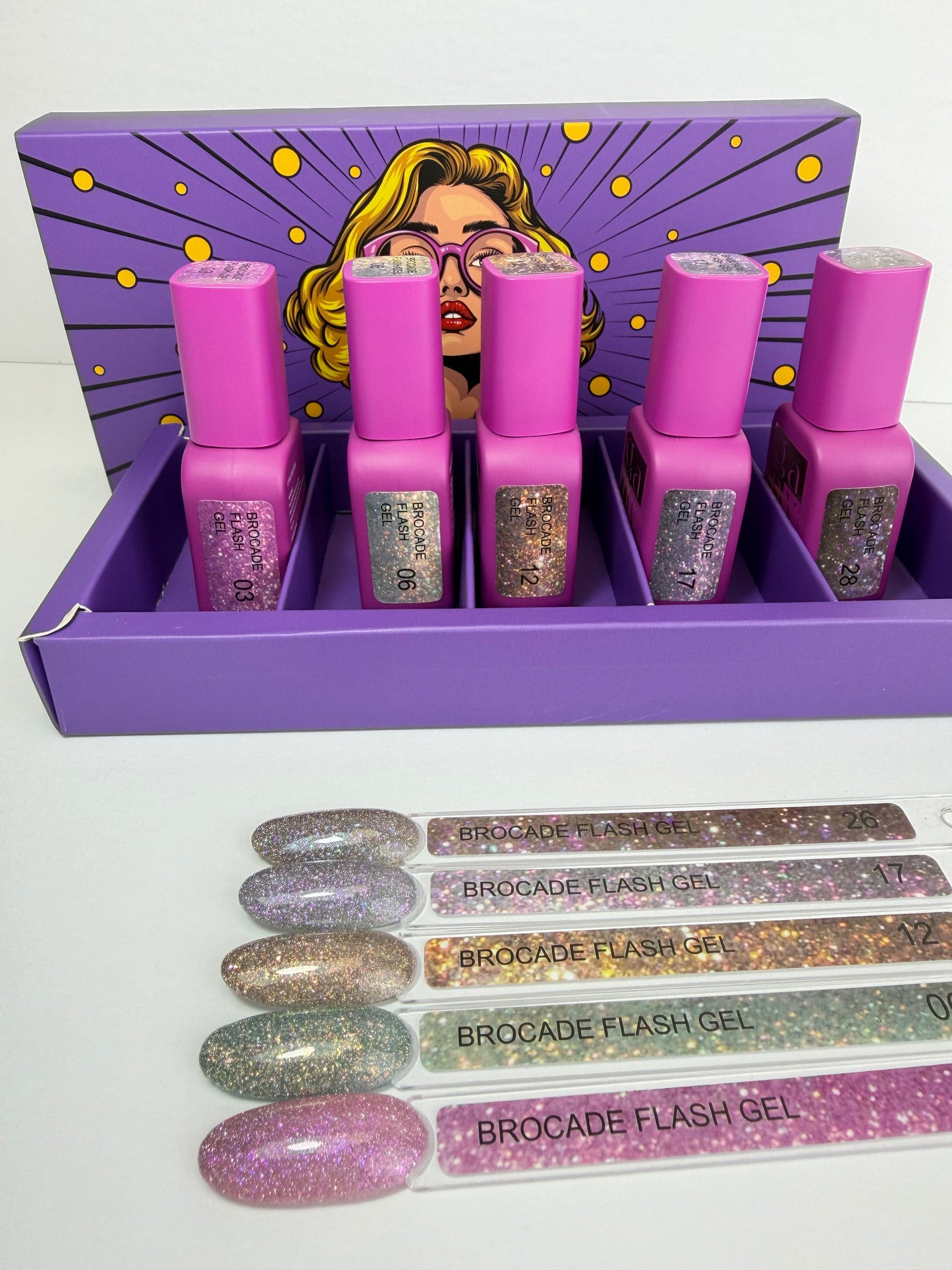 Brocade Flash Gel Collection